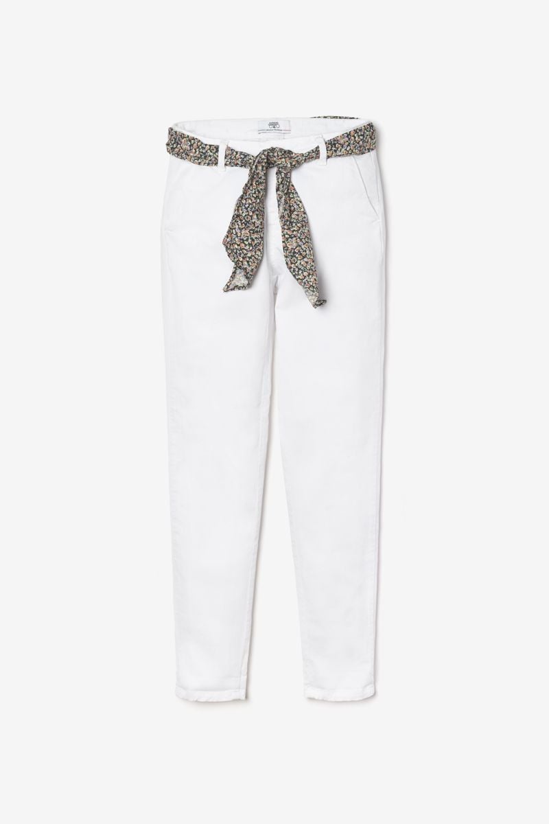 Pantalon Dyli blanc : Jeans & Pantalons et prêt à porter Femme : Le Temps  des Cerises