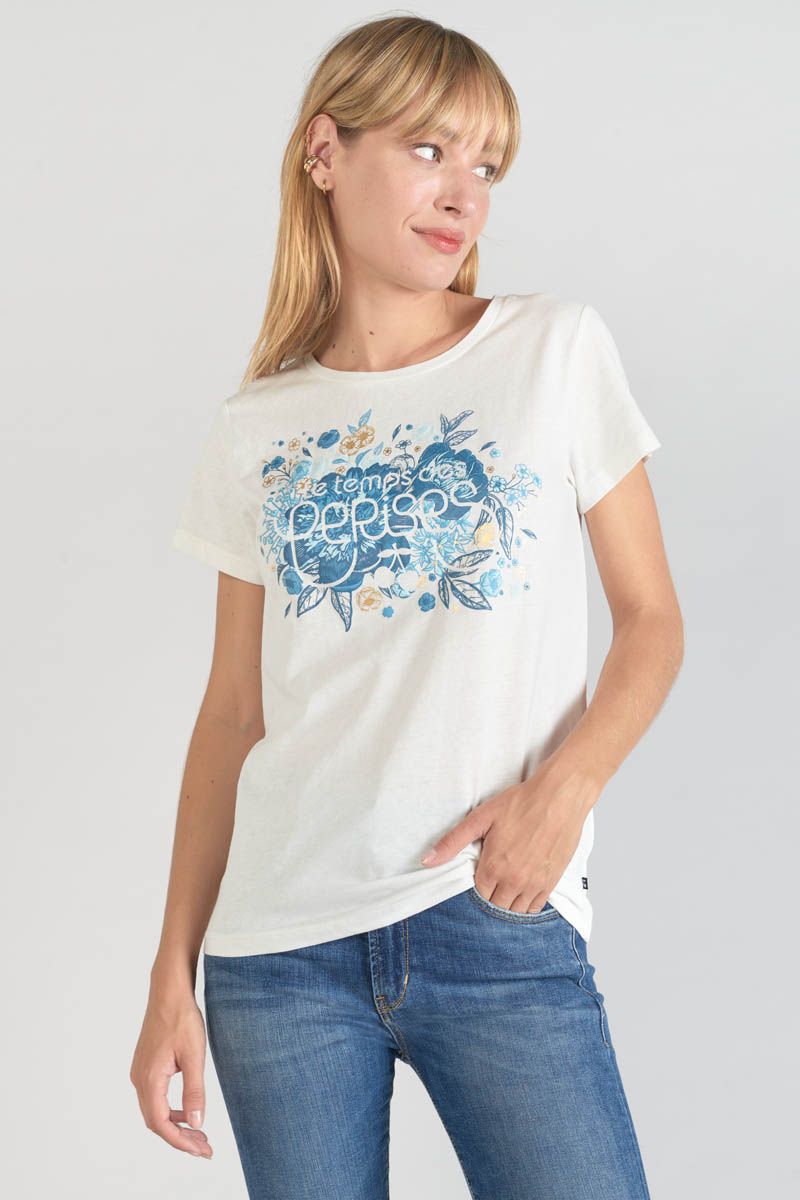 crème Femme : Frankie Cerises Shirt : T-shirt des Tee Le imprimé Temps