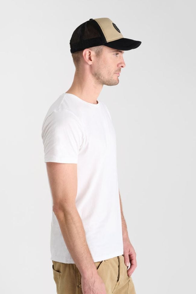 Casquette Marlo beige et noire