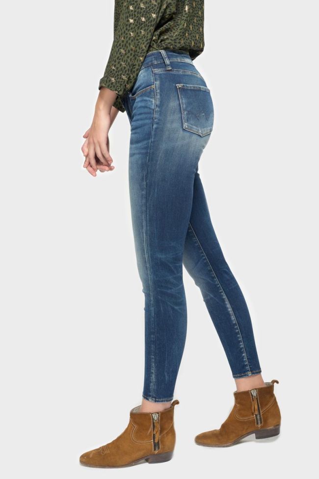 Jeans ultra power skinny Modi 7/8ème vintage bleu N°2