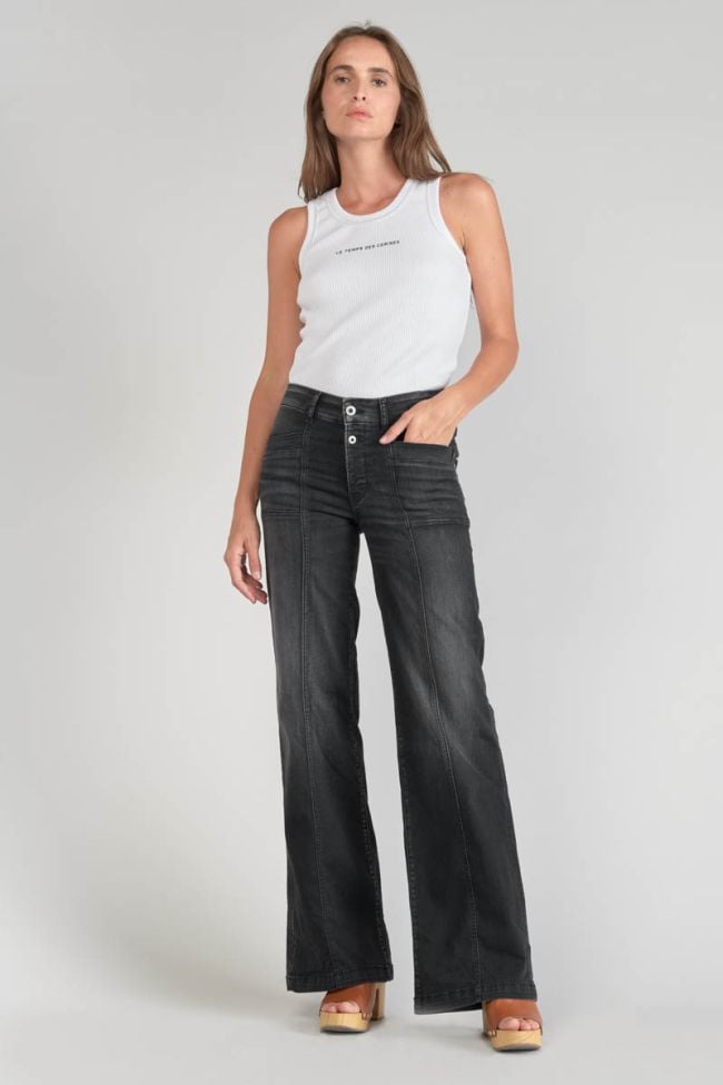 Bran pulp flare taille haute jeans noir N°1 : Jeans & Pantalons Flare Femme  : Le Temps des Cerises