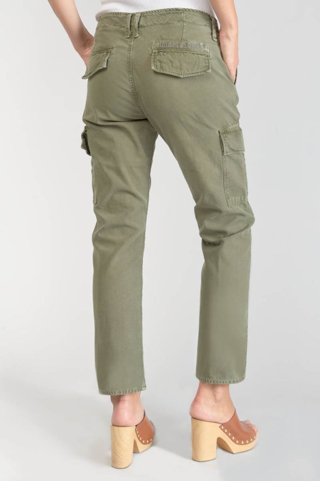 Pantalon cargo Castellas kaki : Jeans & Pantalons Femme : Le Temps des  Cerises