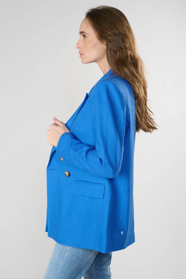 Veste blazer Beky bleu roi