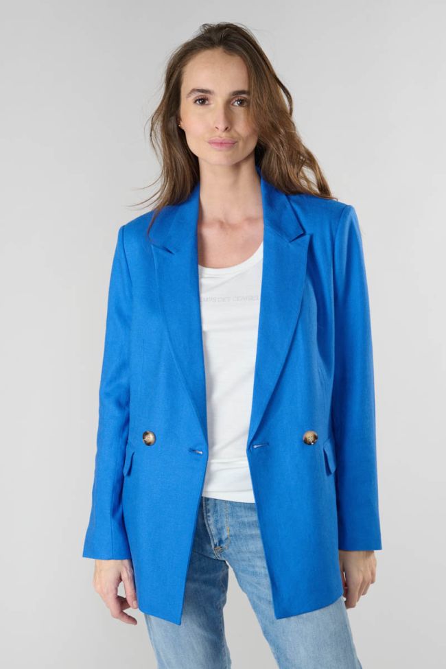 Veste blazer Beky bleu roi