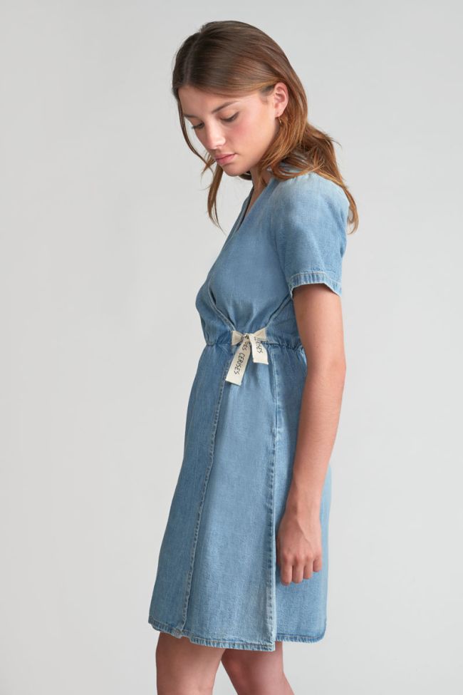 Robe Yahya en jeans bleu clair