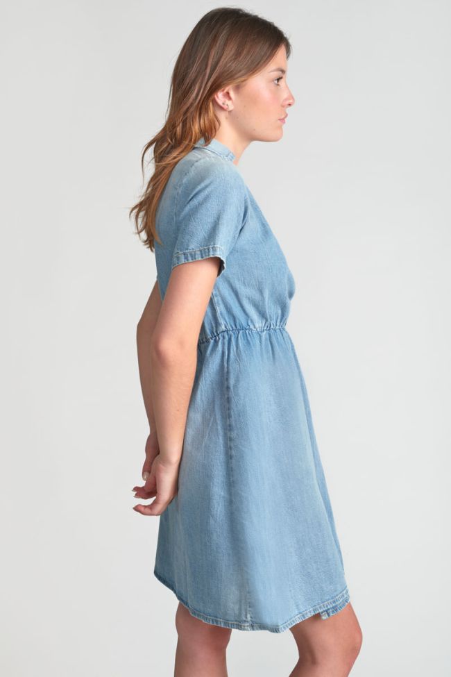 Robe Yahya en jeans bleu clair