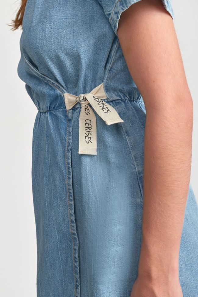 Robe Yahya en jeans bleu clair