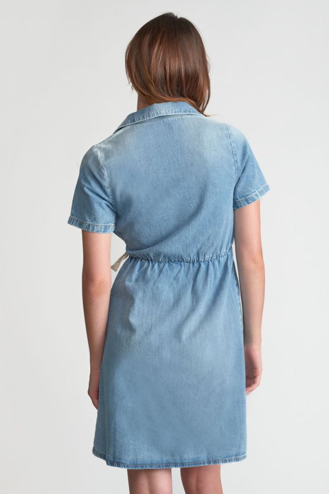 Robe Yahya en jeans bleu clair