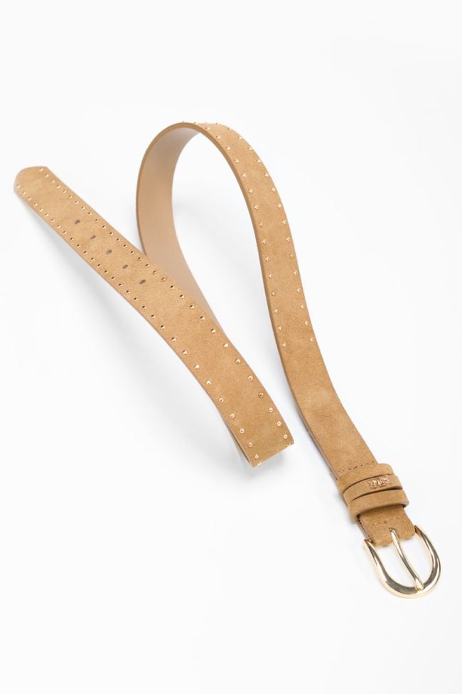 Ceinture Guell en cuir marron