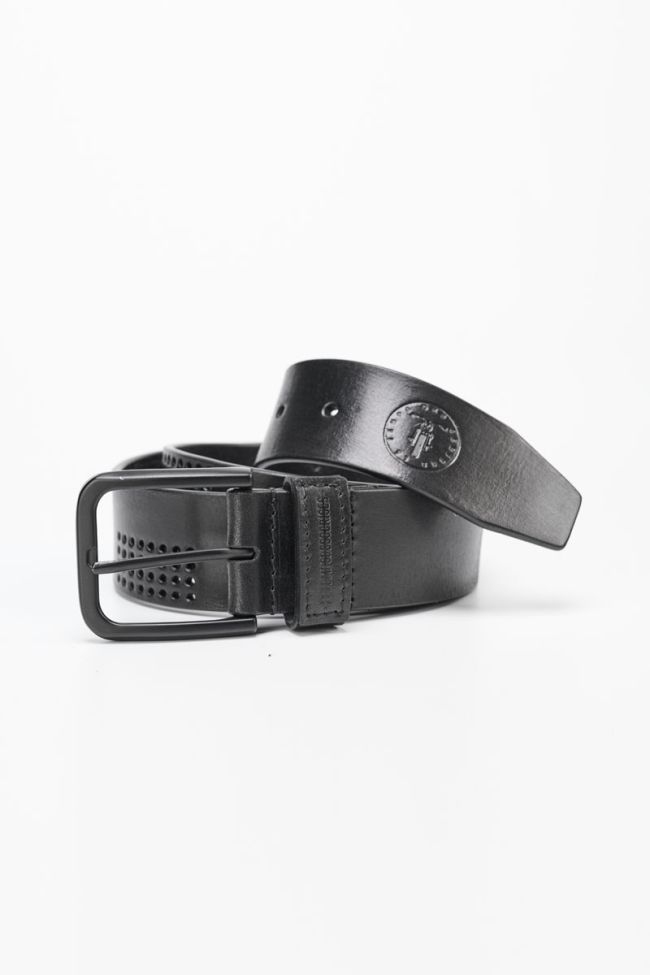 Ceinture Capro en cuir noir