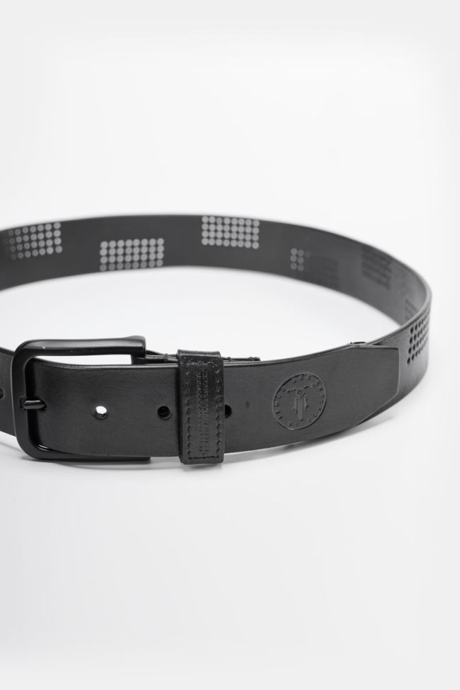 Ceinture Capro en cuir noir