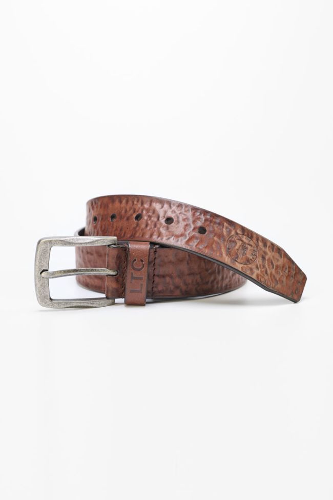 Ceinture Nimo en cuir marron