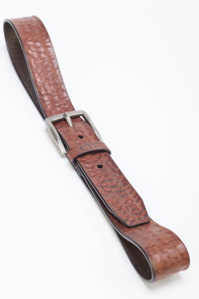 Ceinture Nimo en cuir marron