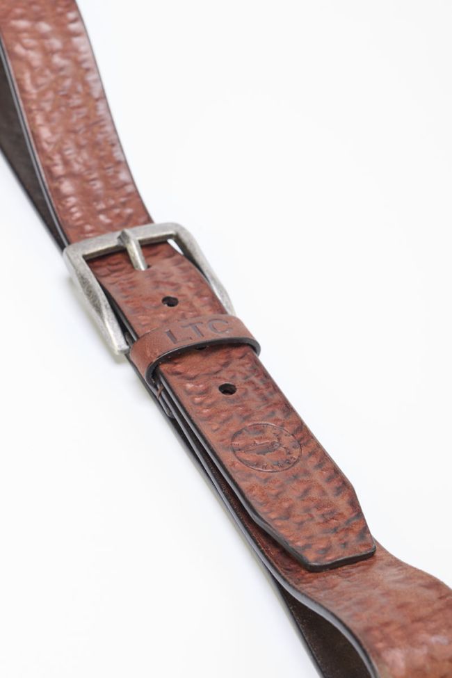 Ceinture Nimo en cuir marron