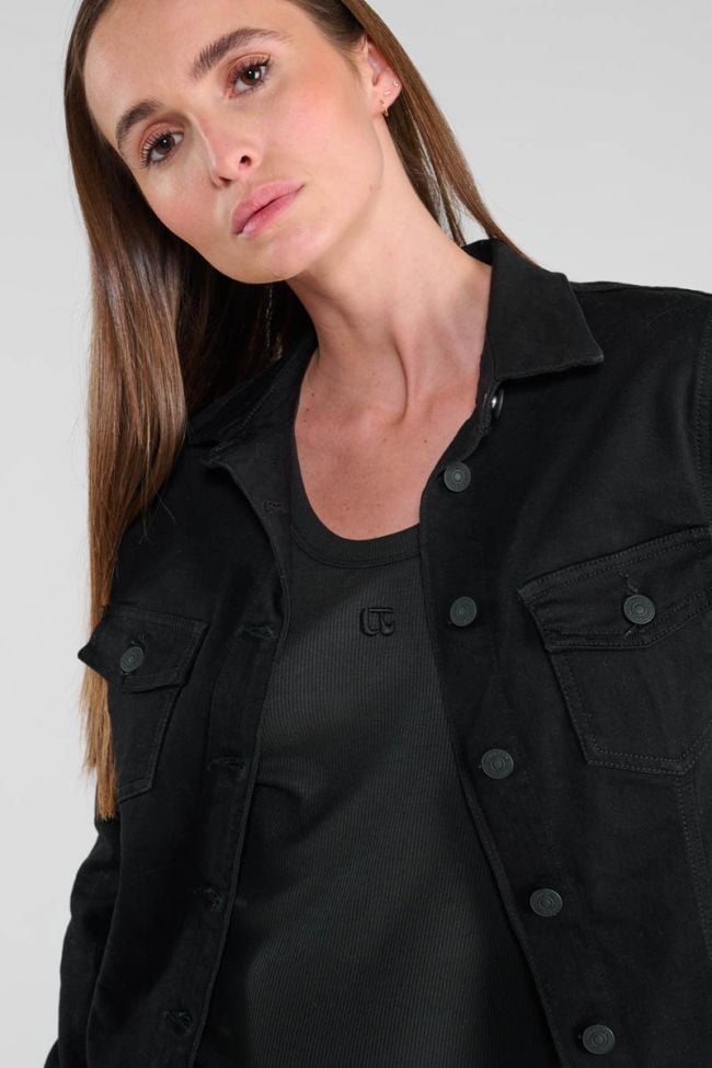 Veste en jeans Lilly noire