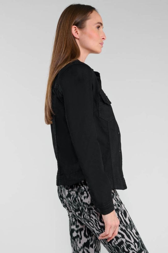 Veste en jeans Lilly noire