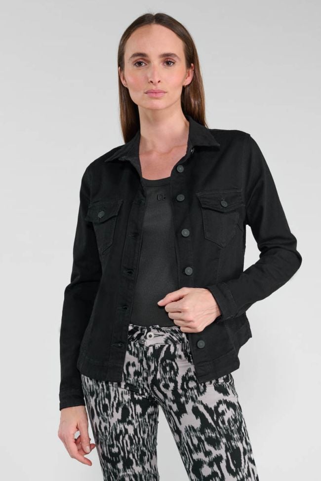 Veste en jeans Lilly noire