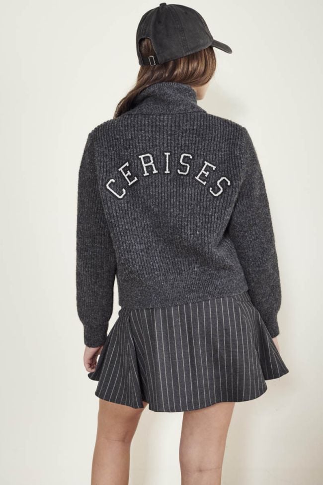 Cardigan zippé Fordgi gris