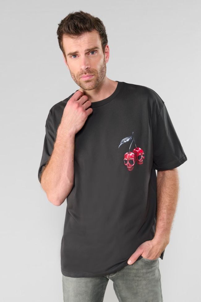 T-shirt Caldwell imprimé anthracite