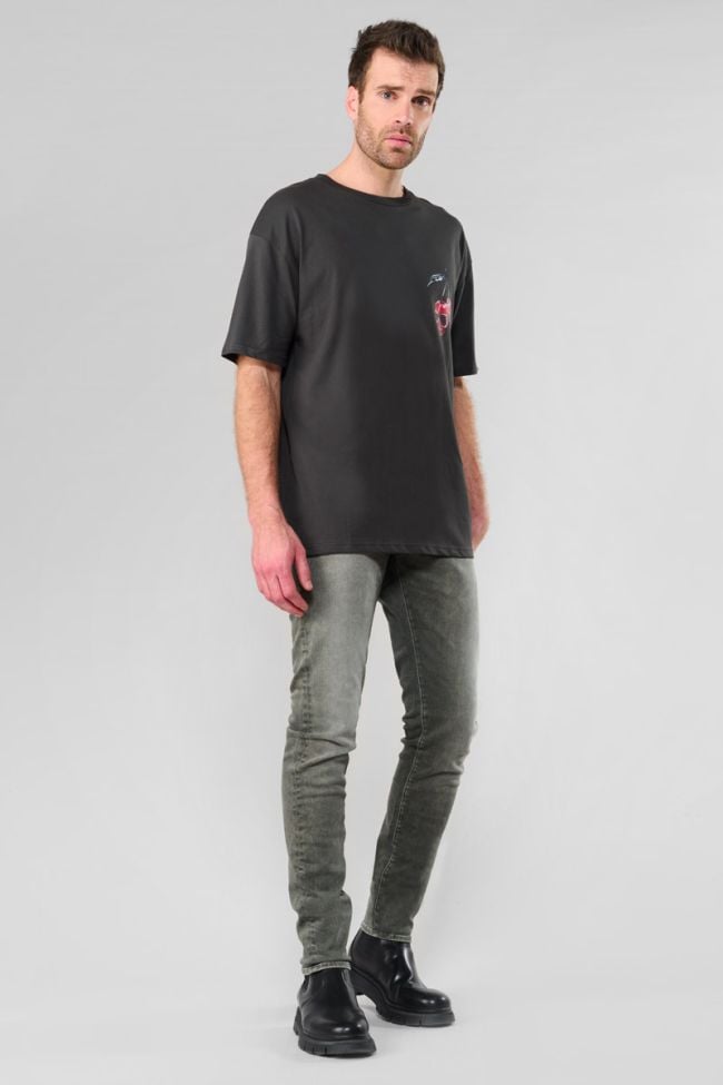 T-shirt Caldwell imprimé anthracite