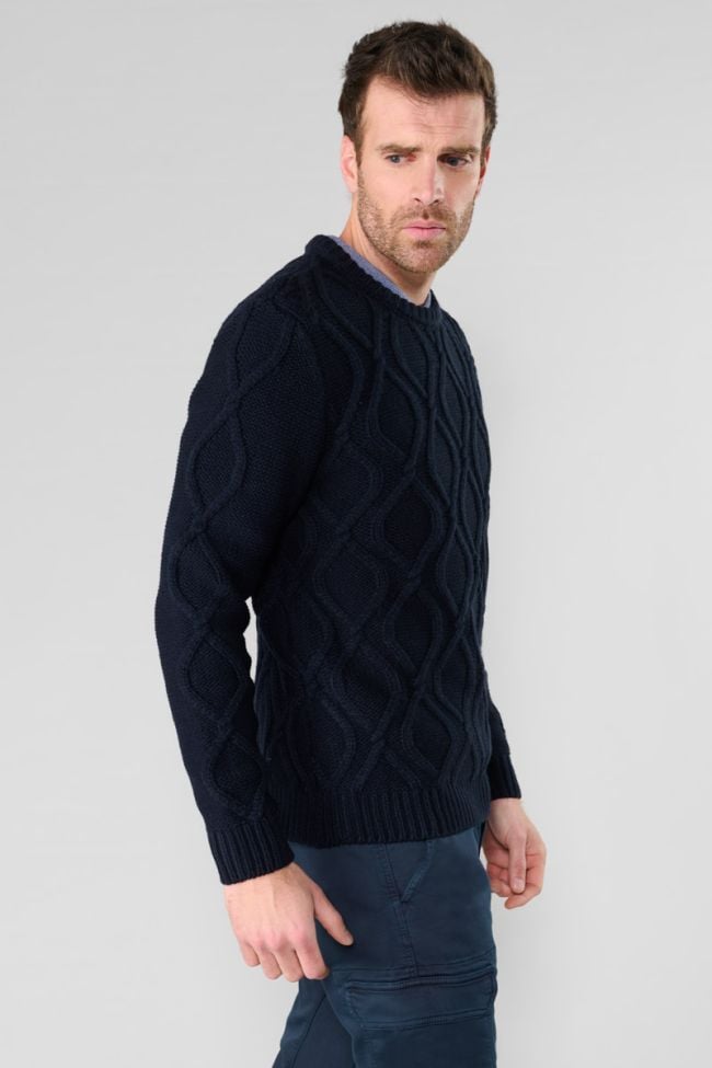 Pull Flesio bleu marine