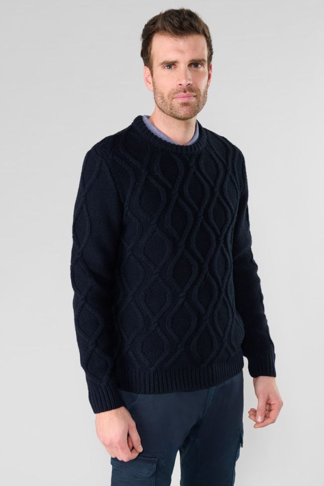 Pull Flesio bleu marine