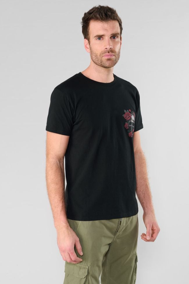 T-shirt Gordon noir imprimé