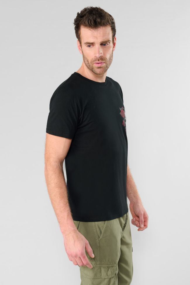 T-shirt Gordon noir imprimé