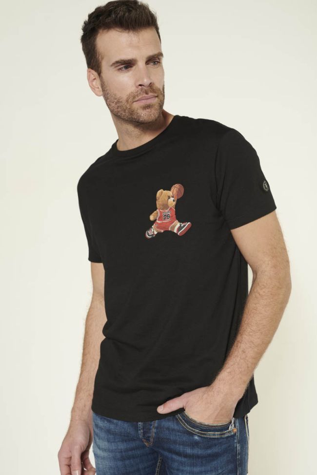 T-shirt Toro noir imprimé