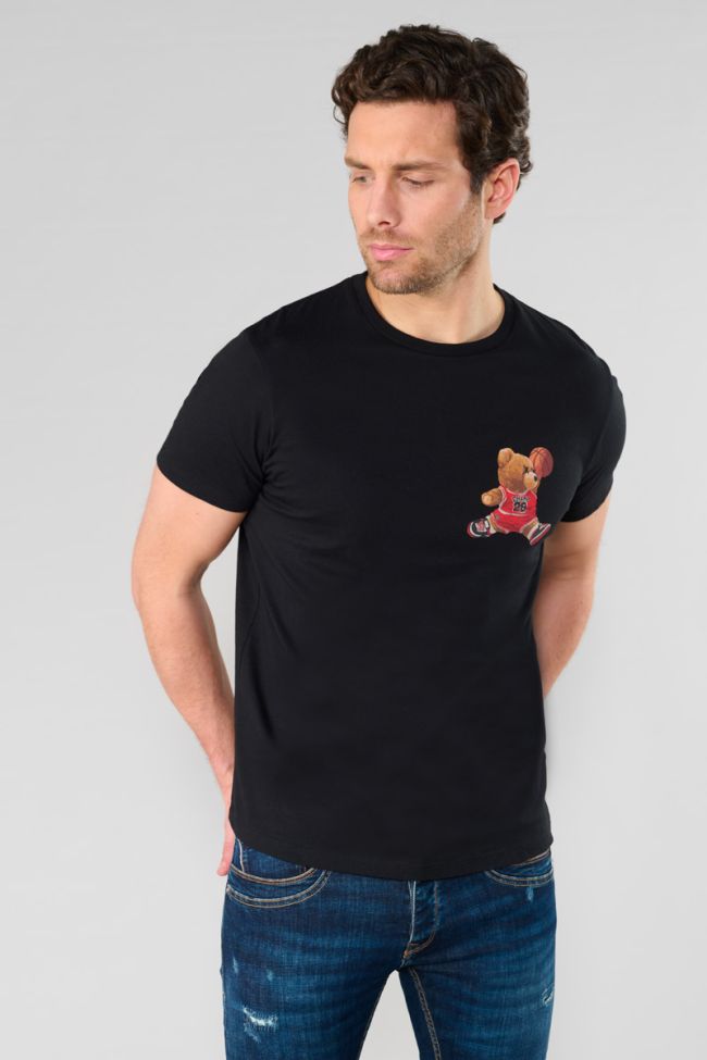 T-shirt Toro noir imprimé