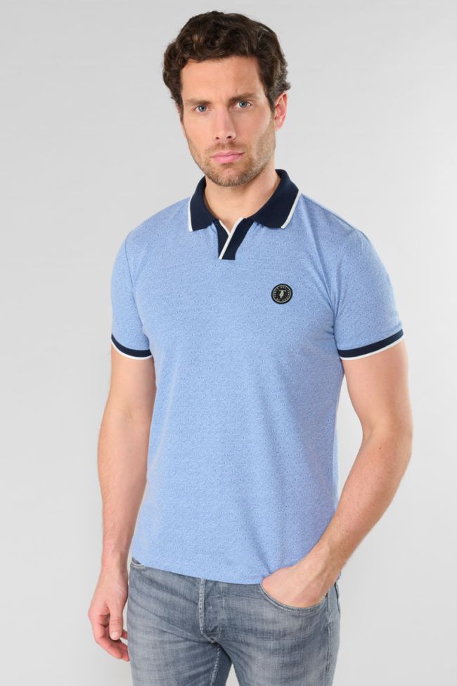 Polo Veras bleu à motif