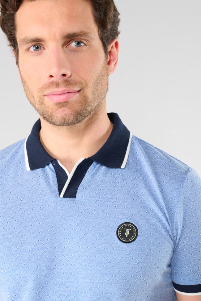 Polo Veras bleu à motif