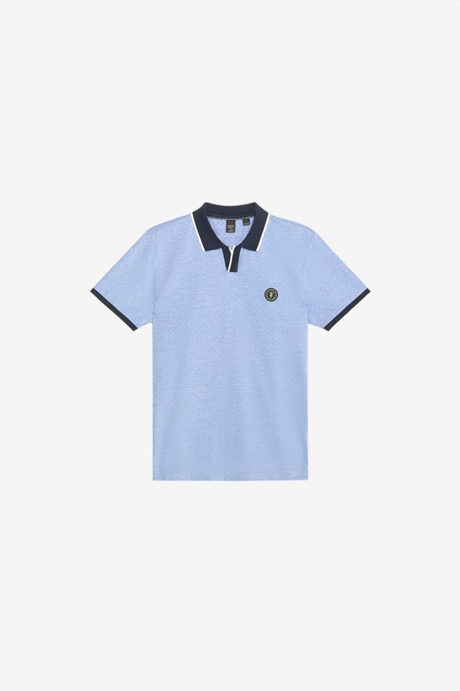 Polo Veras bleu à motif