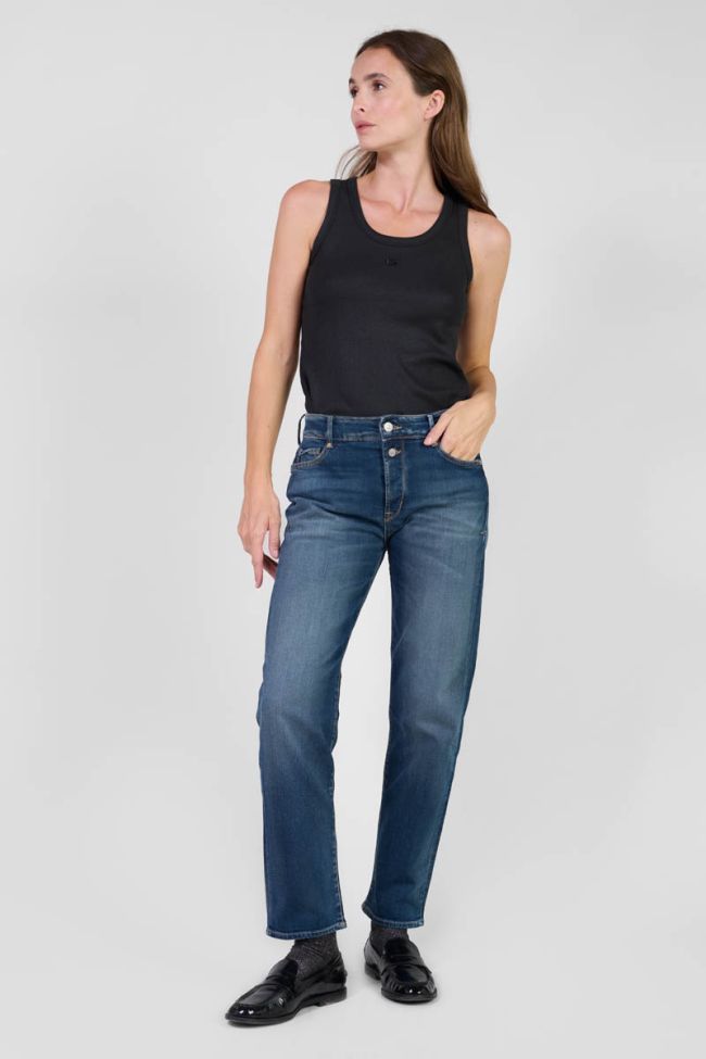 Jeans 400/18 mom Basic taille haute 7/8ème bleu N°2