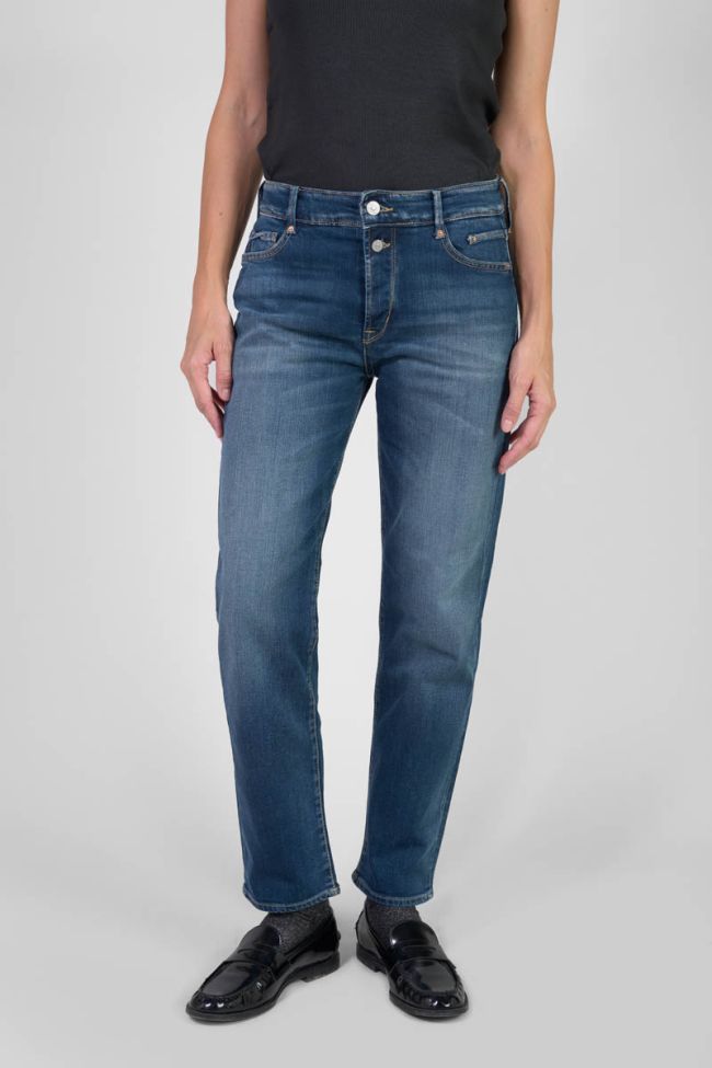 Jeans 400/18 mom Basic taille haute 7/8ème bleu N°2