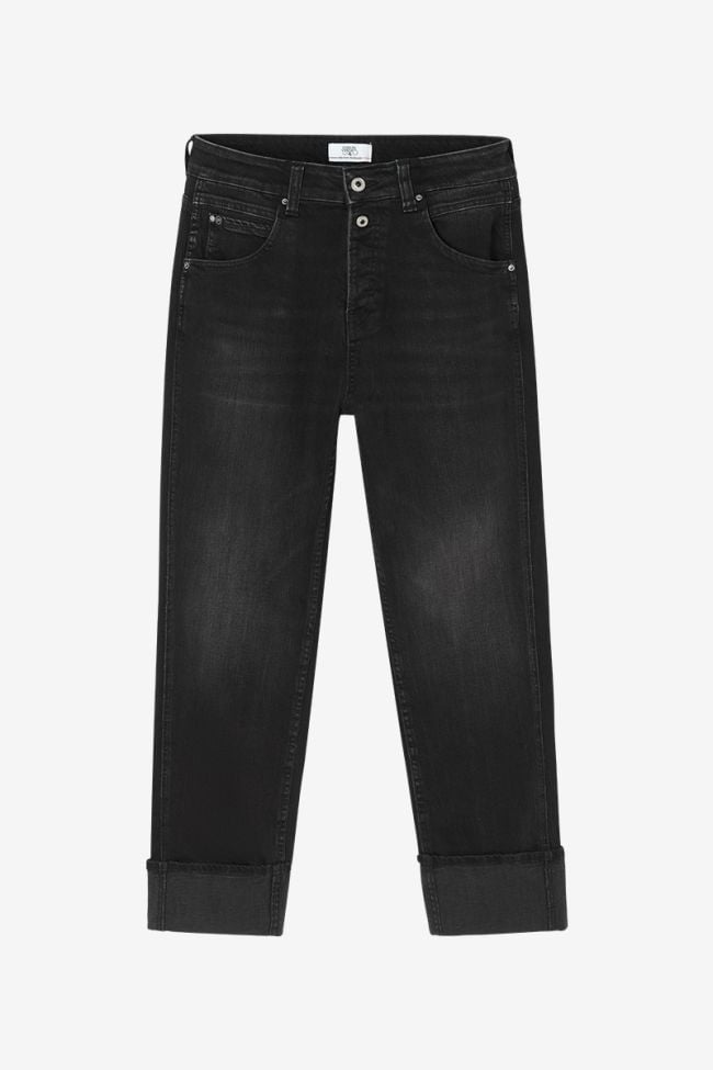 Jeans 400/60 girlfriend Kyo taille haute noir N°1