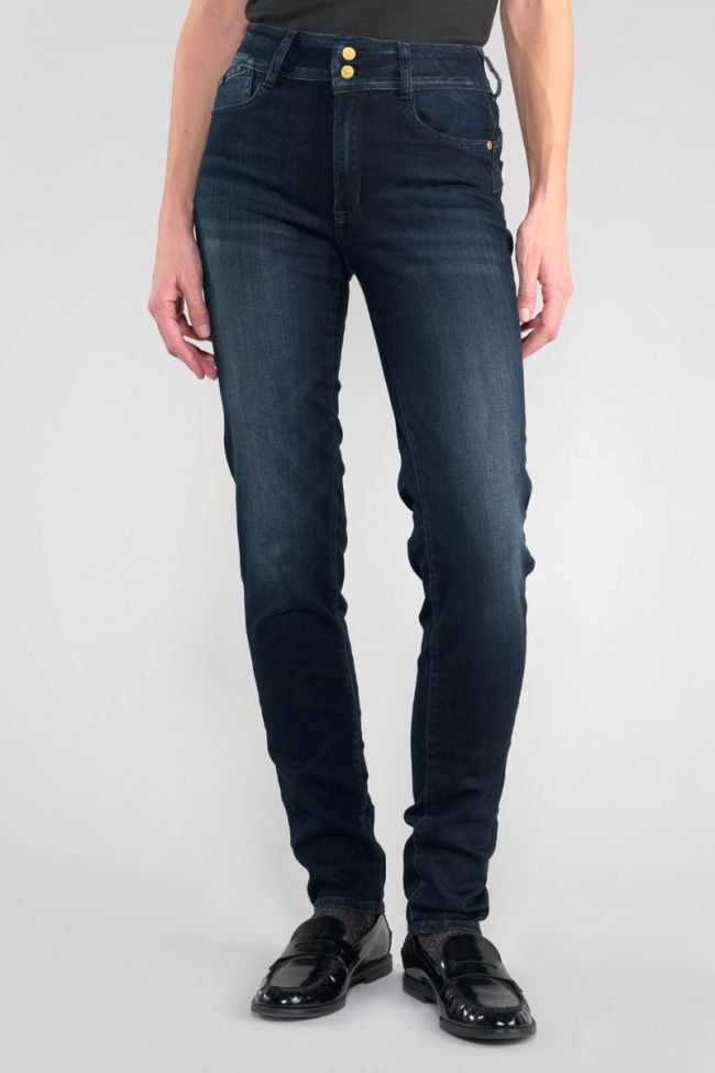 Jeans pulp slim Adams taille haute bleu-noir N°1