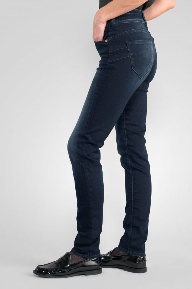 Jeans pulp slim Adams taille haute bleu-noir N°1