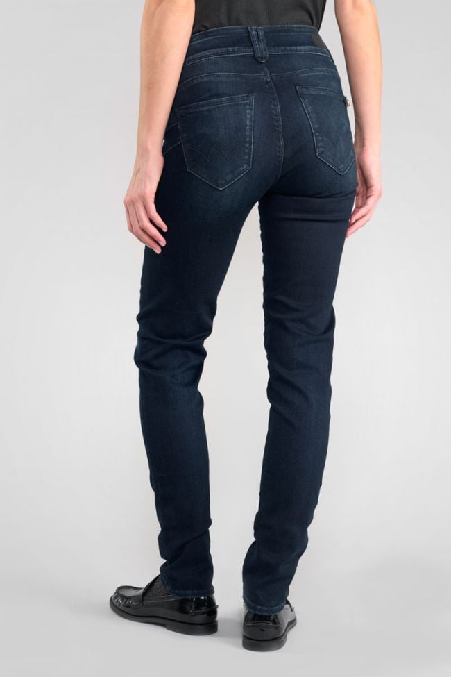 Jeans pulp slim Adams taille haute bleu-noir N°1