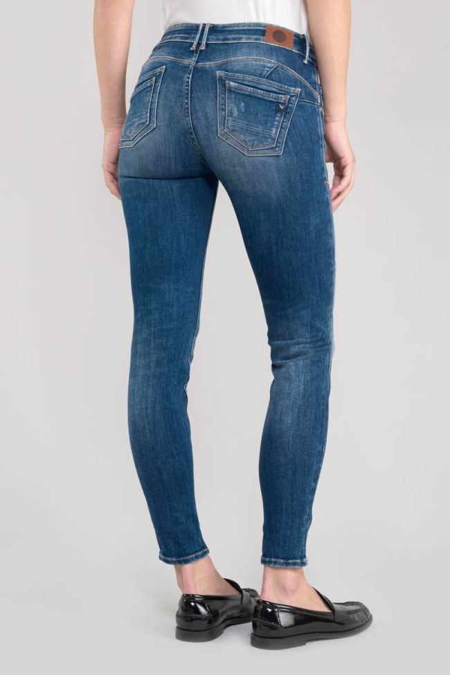 Jeans pulp slim Almaz 7/8ème destroy bleu N°3