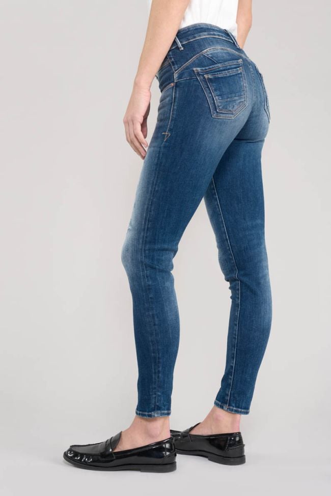 Jeans pulp slim Almaz 7/8ème destroy bleu N°3