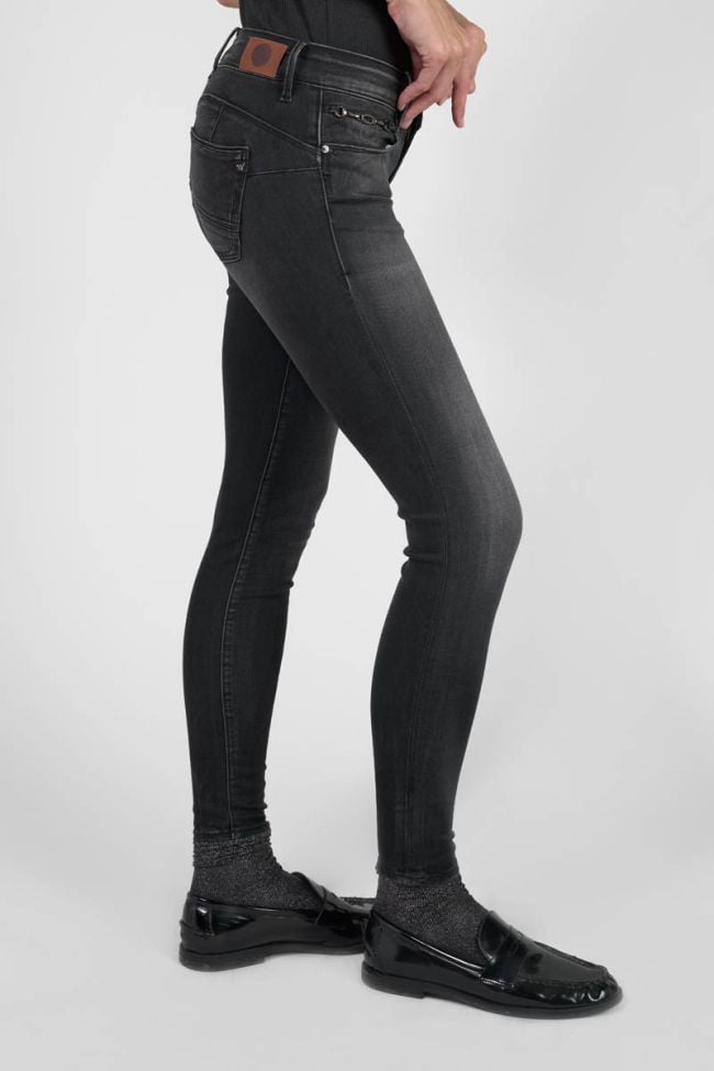 Jeans pulp slim Dalila 7/8ème noir N°1