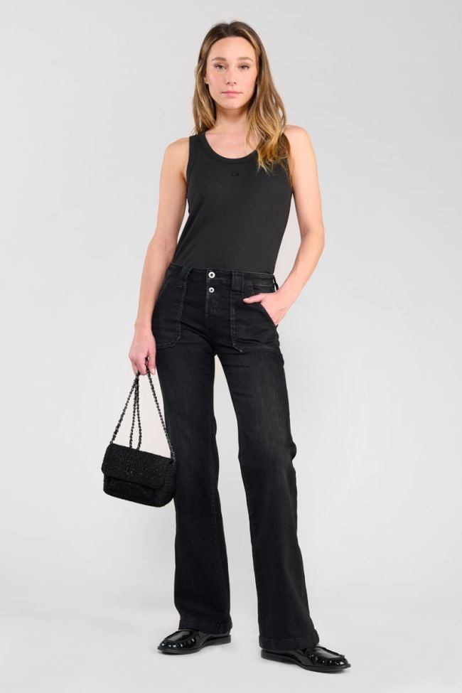 Jeans flare noir N°1