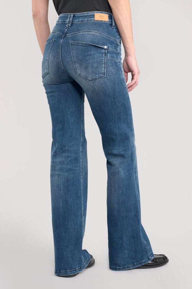 Jeans pulp flare Lie taille haute bleu N°3