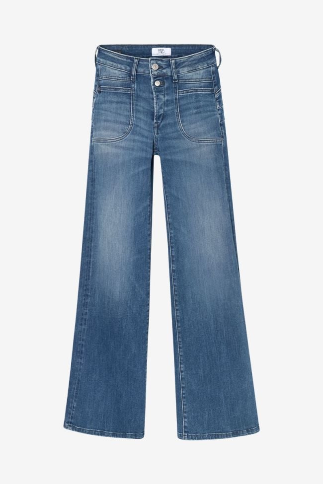 Jeans pulp flare Lie taille haute bleu N°3