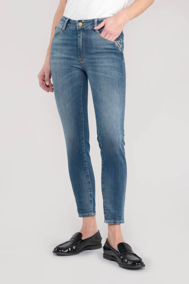 Jeans pulp slim Thiam taille haute 7/8ème bleu N°3