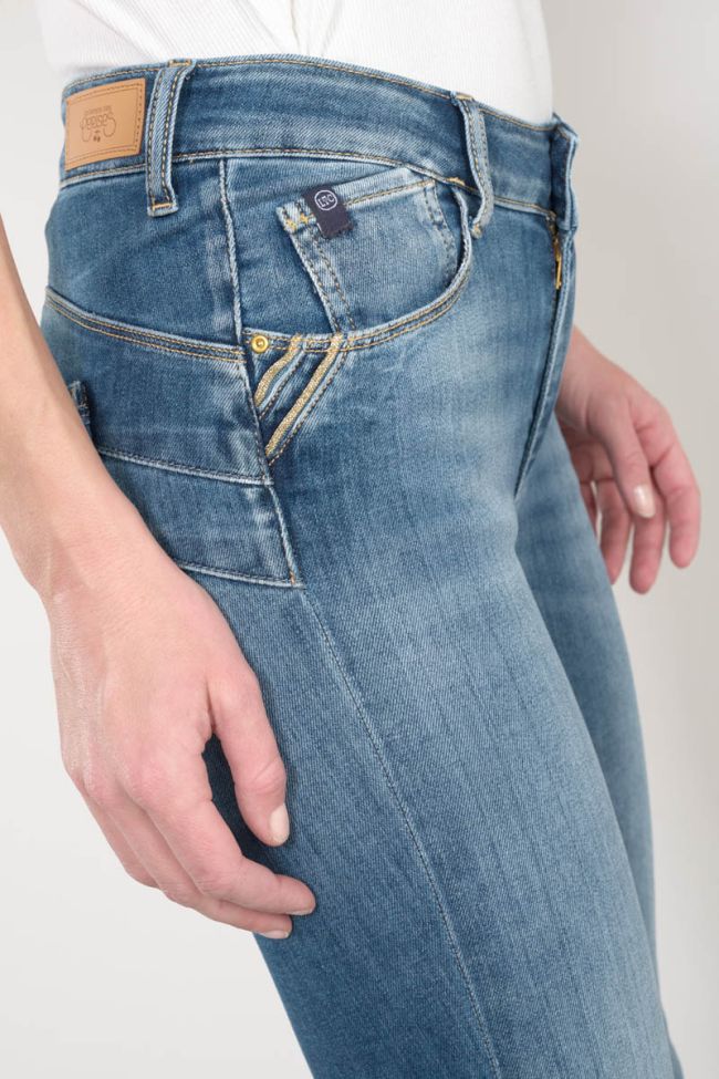 Jeans pulp slim Thiam taille haute 7/8ème bleu N°3