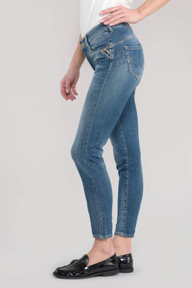 Jeans pulp slim Thiam taille haute 7/8ème bleu N°3