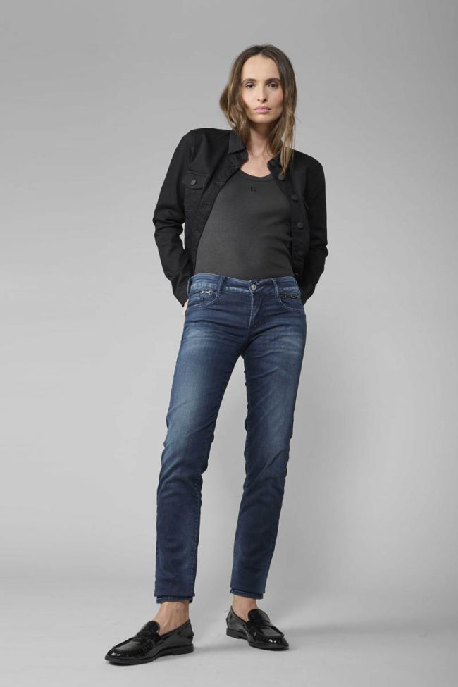 Jeans pulp slim Torri bleu-noir N°1