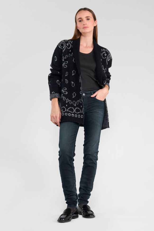 Jeans pulp slim Torri bleu-noir N°1